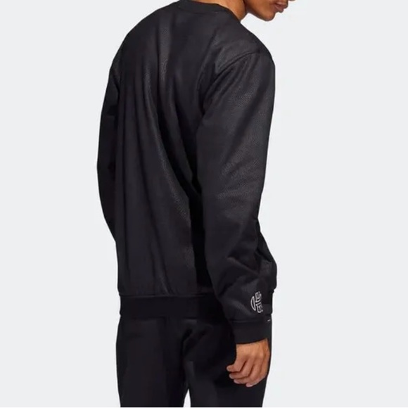 ADIDAS Men's James Harden Foundation Basketball Crew Sweatshirt. Men Size LT - Picture 4 of 10